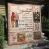 To My Husband Quilt Hn060803  Quilt